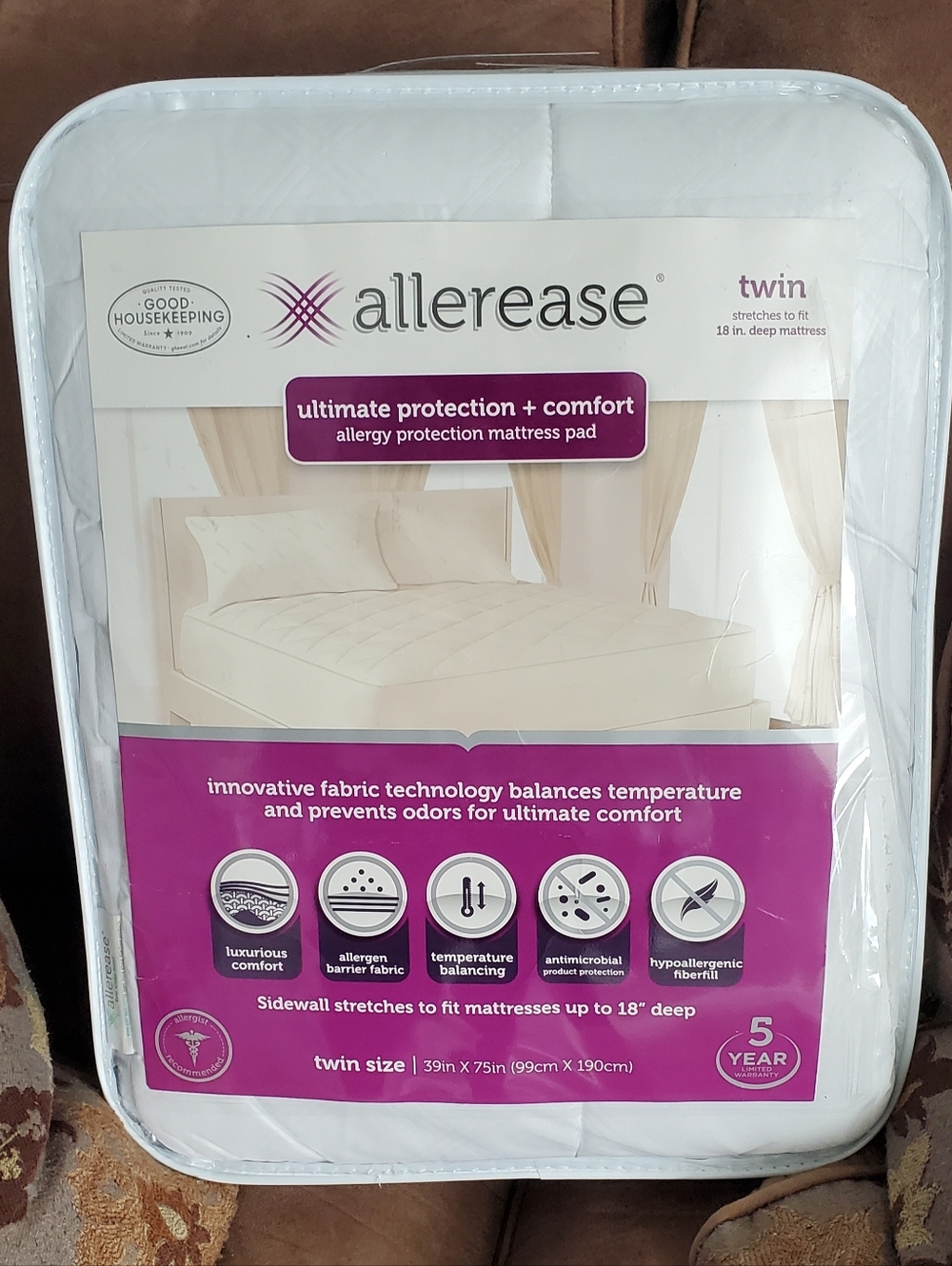 Twin Size Mattress Protection Comfort Pad Damaged
